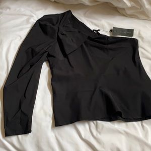 BNWT one sleeve top